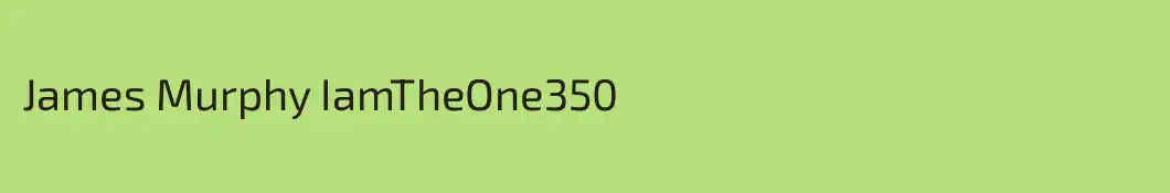 James Murphy IamTheOne350